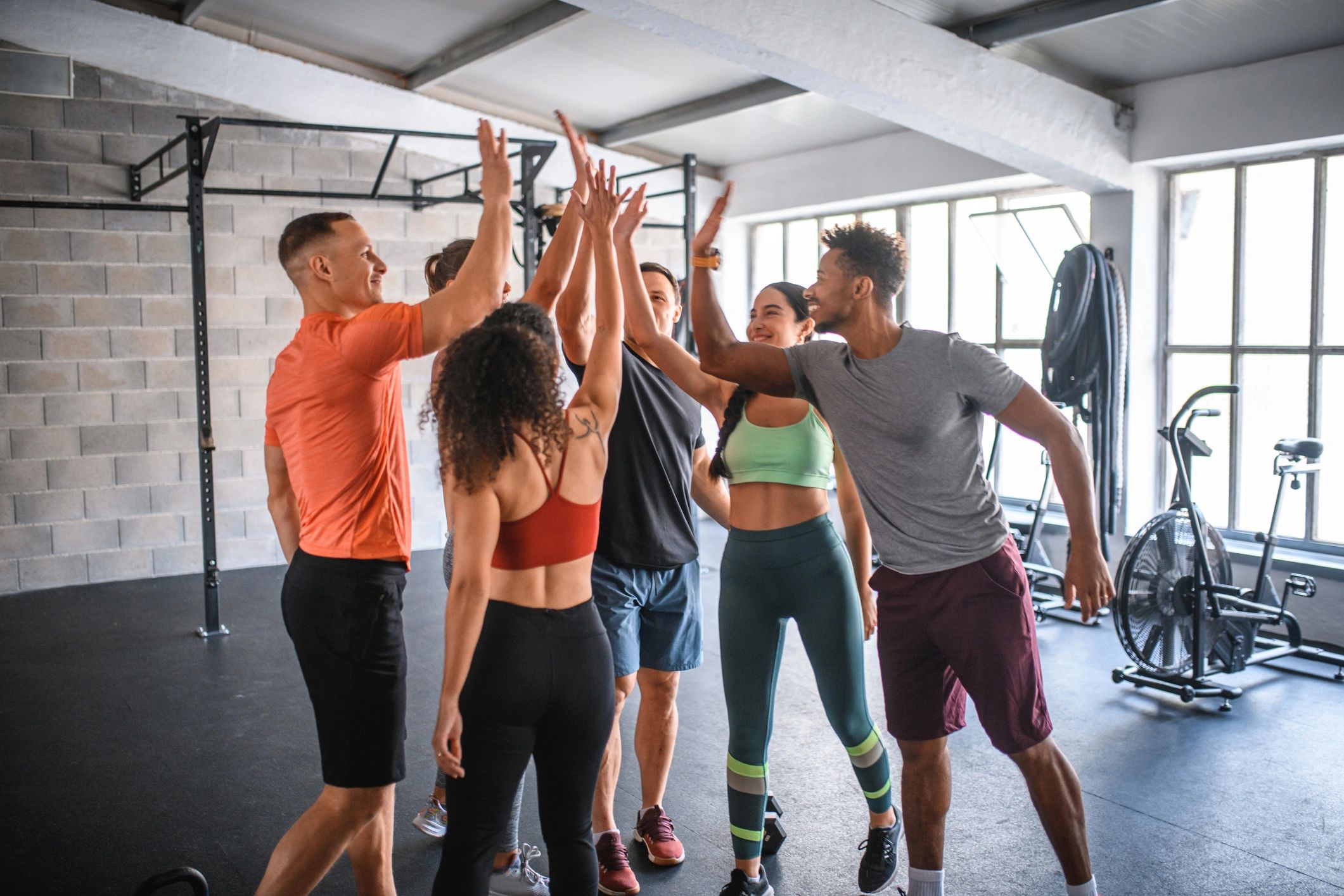 modern CrossFit gym community workout